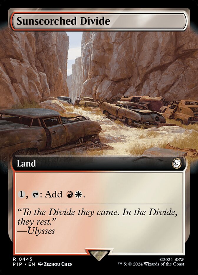 Magic the Gathering Card - Sunscorched Divide - MTG Circle