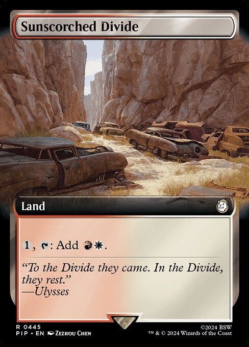 Magic the Gathering Card - Sunscorched Divide - MTG Circle