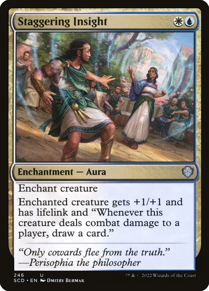 Magic the Gathering Card - Staggering Insight - MTG Circle