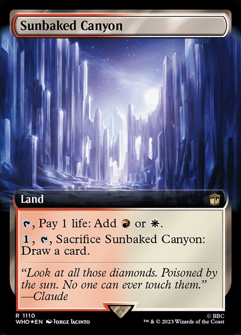 Magic the Gathering Card - Sunbaked Canyon - MTG Circle