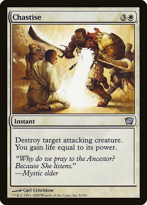 Magic the Gathering Card - Chastise - MTG Circle