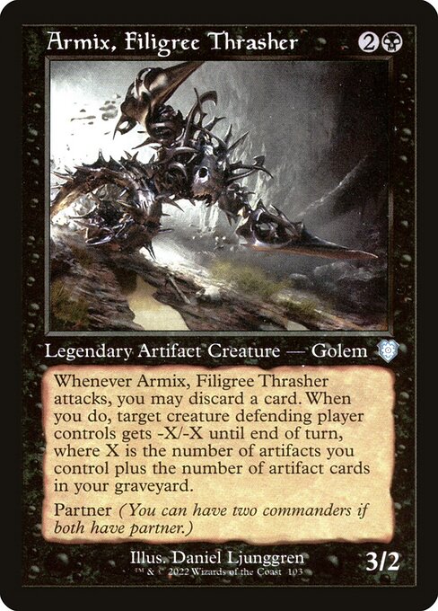 Magic the Gathering Card - Armix, Filigree Thrasher - MTG Circle