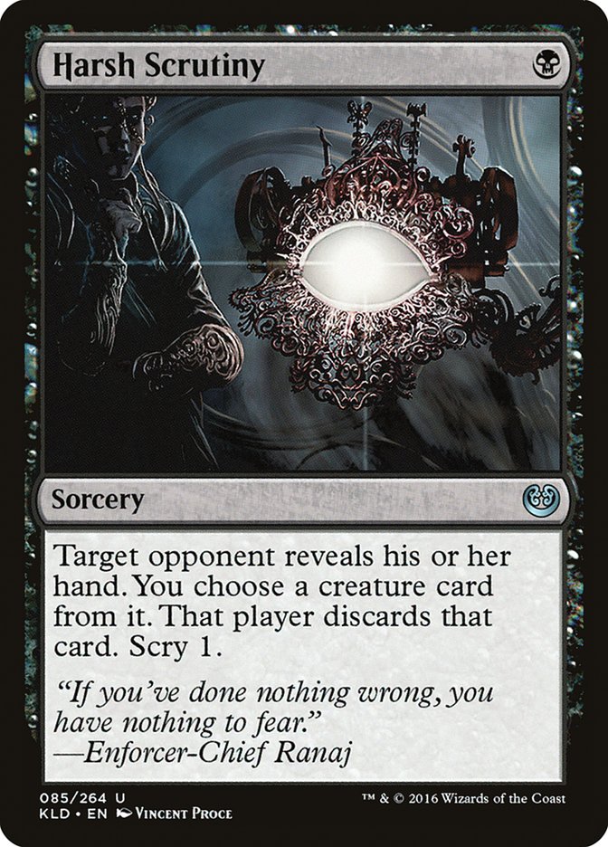 Magic the Gathering Card - Harsh Scrutiny - MTG Circle
