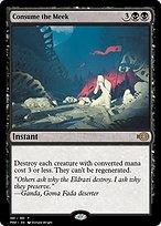 Magic the Gathering Card - Consume the Meek - MTG Circle