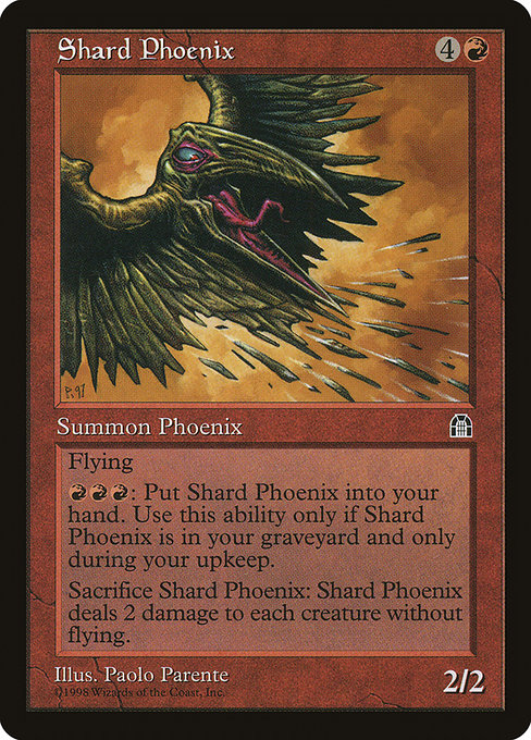 Magic the Gathering Card - Shard Phoenix - MTG Circle