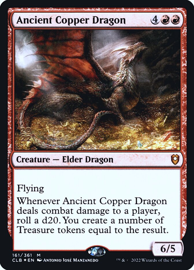 Magic the Gathering Card - Ancient Copper Dragon - MTG Circle
