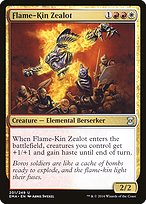 Magic the Gathering Card - Flame-Kin Zealot - MTG Circle