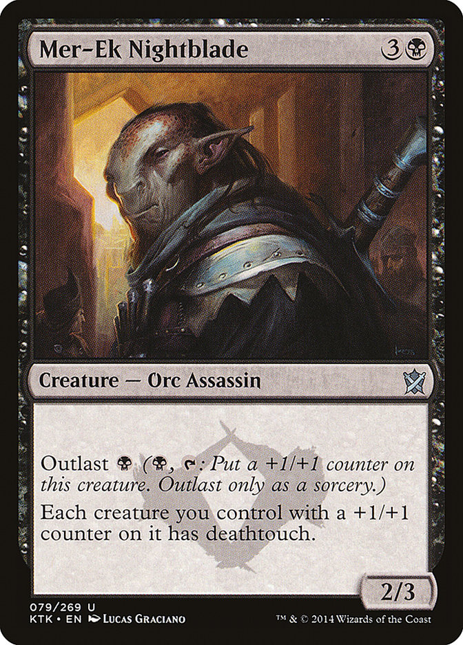 Magic the Gathering Card - Mer-Ek Nightblade - MTG Circle