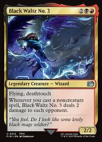Magic the Gathering Card - Black Waltz No. 3 - MTG Circle