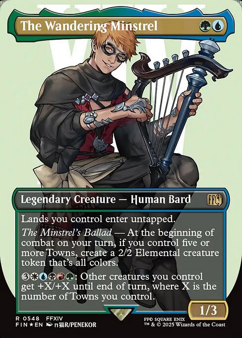 Magic the Gathering Card - The Wandering Minstrel - MTG Circle