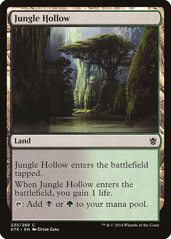 Magic the Gathering Card - Jungle Hollow - MTG Circle