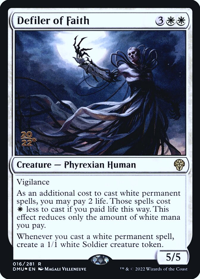 Magic the Gathering Card - Defiler of Faith - MTG Circle