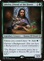 Magic the Gathering Card - Jaheira, Friend of the Forest - MTG Circle