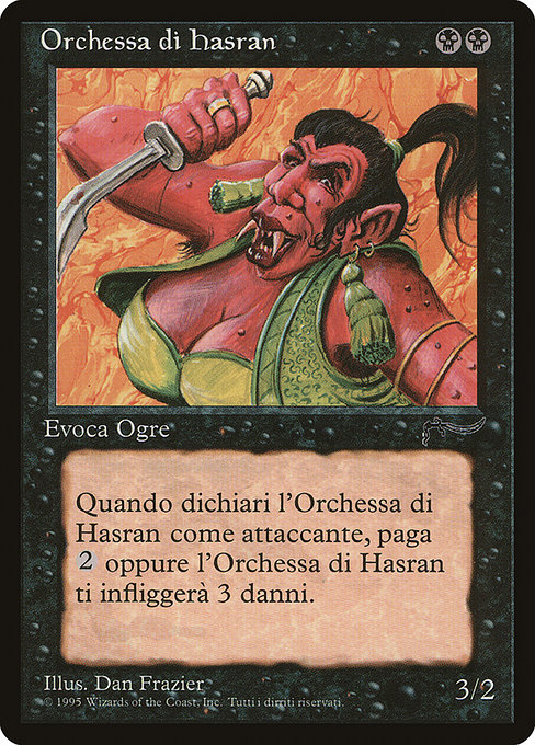 Magic the Gathering Card - Hasran Ogress - MTG Circle