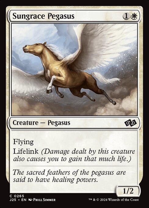 Magic the Gathering Card - Sungrace Pegasus - MTG Circle