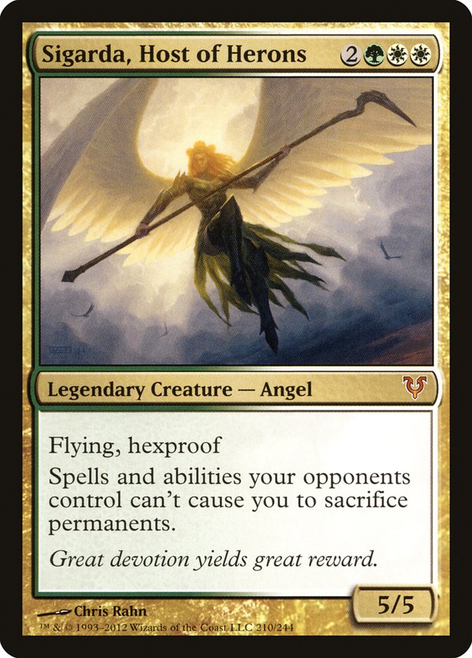 Magic the Gathering Card - Sigarda, Host of Herons - MTG Circle