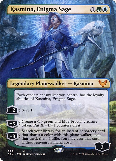 Magic the Gathering Card - Kasmina, Enigma Sage - MTG Circle