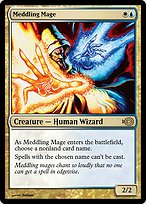 Magic the Gathering Card - Meddling Mage - MTG Circle