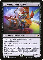 Magic the Gathering Card - "Lifetime" Pass Holder - MTG Circle