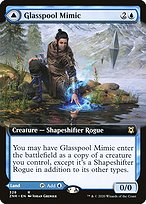 Magic the Gathering Card - Glasspool Mimic // Glasspool Shore - MTG Circle