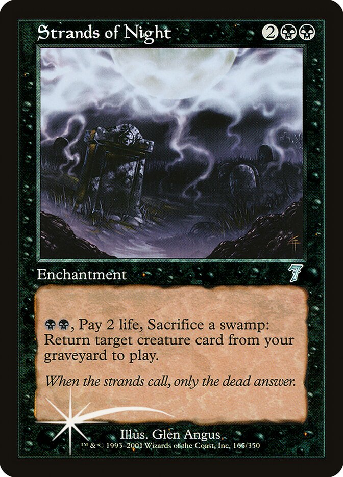 Magic the Gathering Card - Strands of Night - MTG Circle