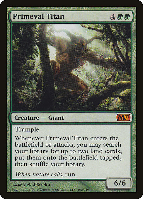 Magic the Gathering Card - Primeval Titan - MTG Circle