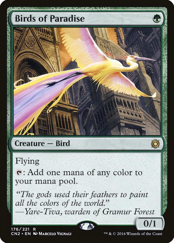 Magic the Gathering Card - Birds of Paradise - MTG Circle