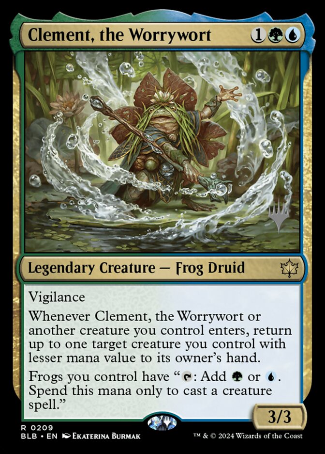 Magic the Gathering Card - Clement, the Worrywort - MTG Circle