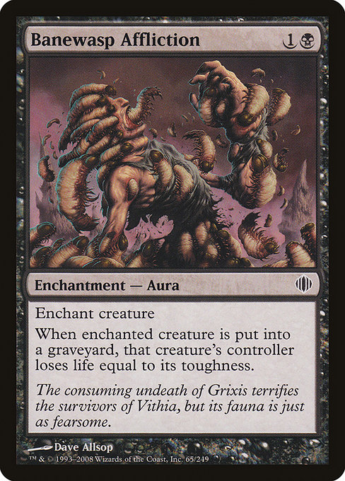 Magic the Gathering Card - Banewasp Affliction - MTG Circle