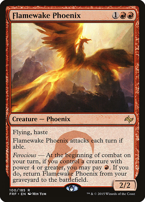Magic the Gathering Card - Flamewake Phoenix - MTG Circle
