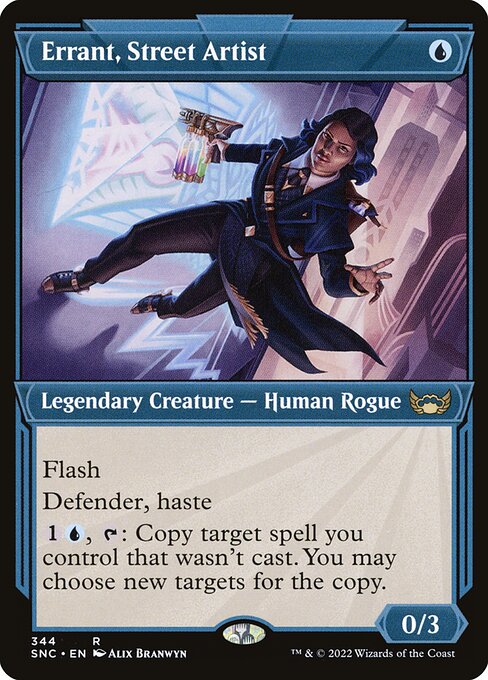 Magic the Gathering Card - Errant, Street Artist - MTG Circle