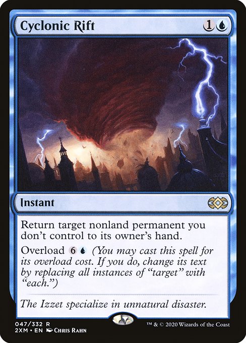 Magic the Gathering Card - Cyclonic Rift - MTG Circle