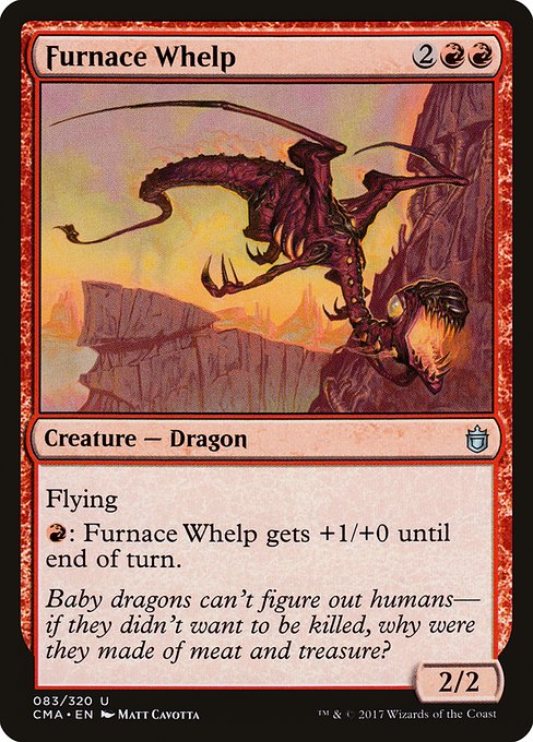 Magic the Gathering Card - Furnace Whelp - MTG Circle