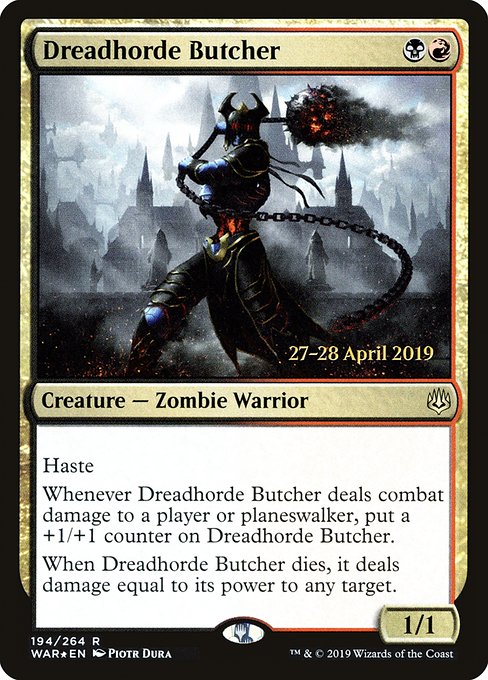 Magic the Gathering Card - Dreadhorde Butcher - MTG Circle