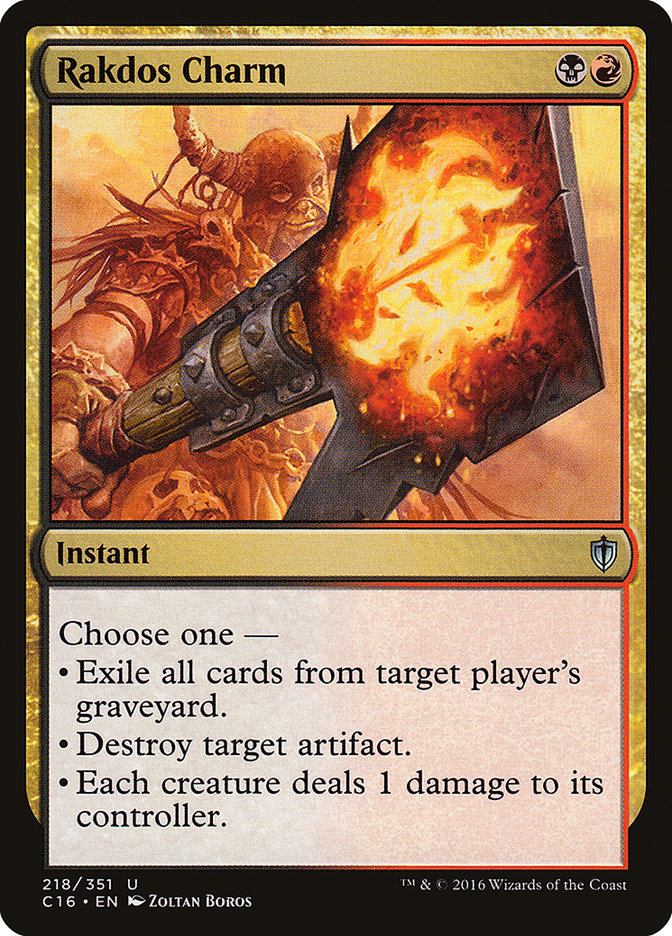 Magic the Gathering Card - Rakdos Charm - MTG Circle