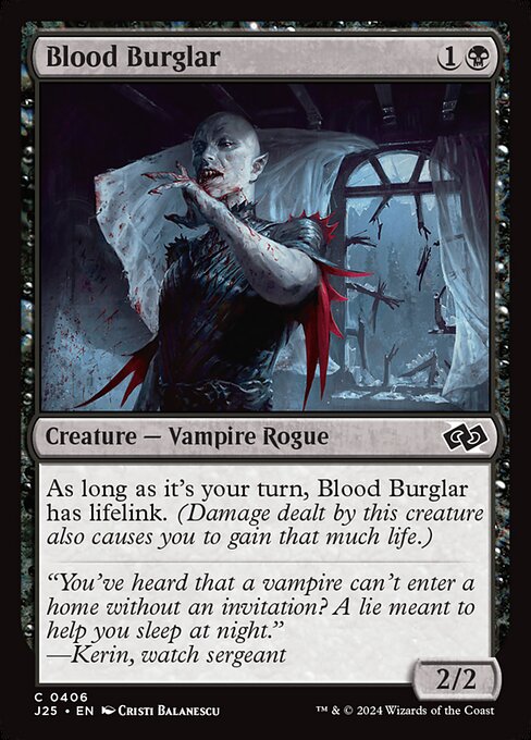 Magic the Gathering Card - Blood Burglar - MTG Circle