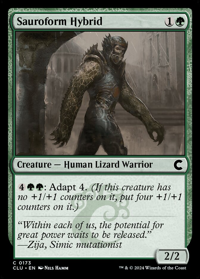 Magic the Gathering Card - Sauroform Hybrid - MTG Circle