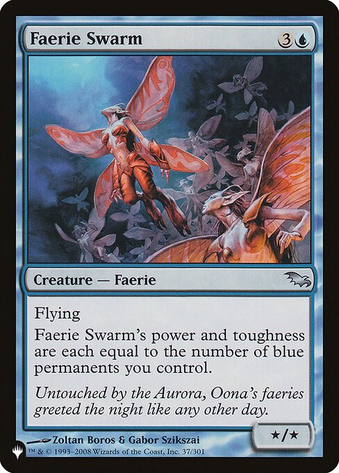 Magic the Gathering Card - Faerie Swarm - MTG Circle