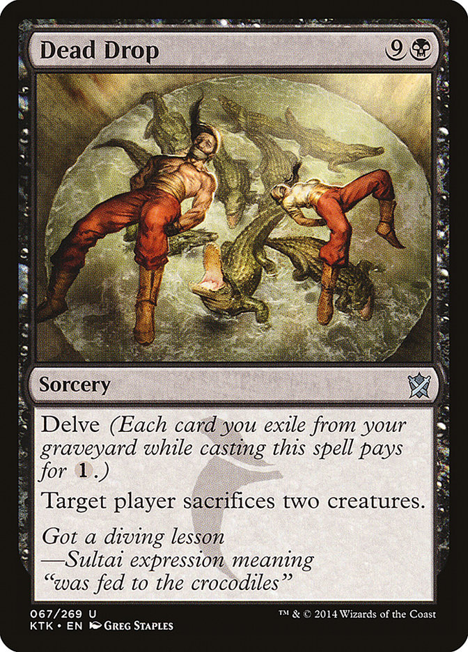 Magic the Gathering Card - Dead Drop - MTG Circle