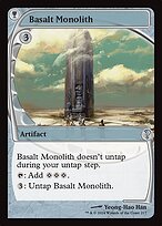Magic the Gathering Card - Basalt Monolith - MTG Circle