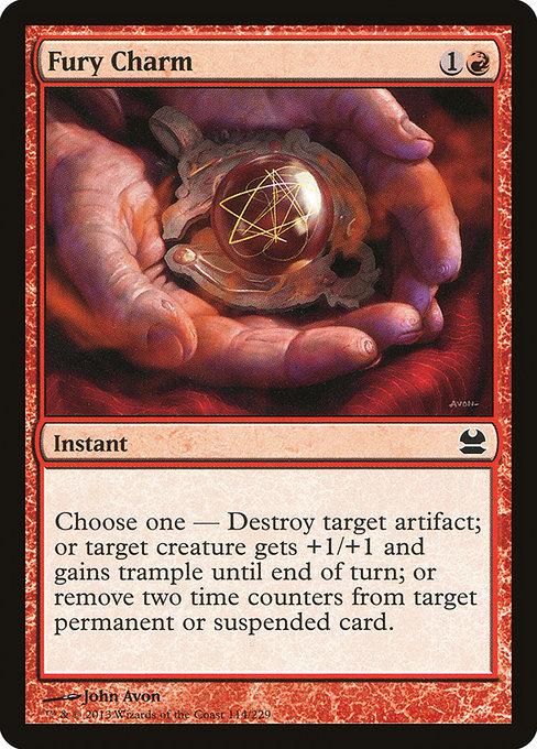 Magic the Gathering Card - Fury Charm - MTG Circle