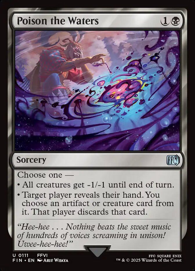 Magic the Gathering Card - Poison the Waters - MTG Circle