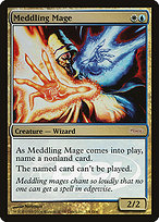 Magic the Gathering Card - Meddling Mage - MTG Circle