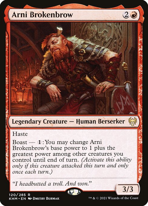 Magic the Gathering Card - Arni Brokenbrow - MTG Circle