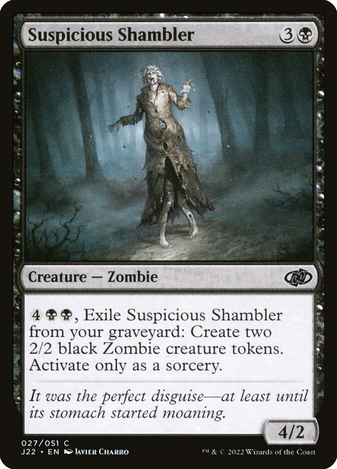 Magic the Gathering Card - Suspicious Shambler - MTG Circle