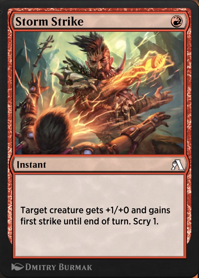 Magic the Gathering Card - Storm Strike - MTG Circle