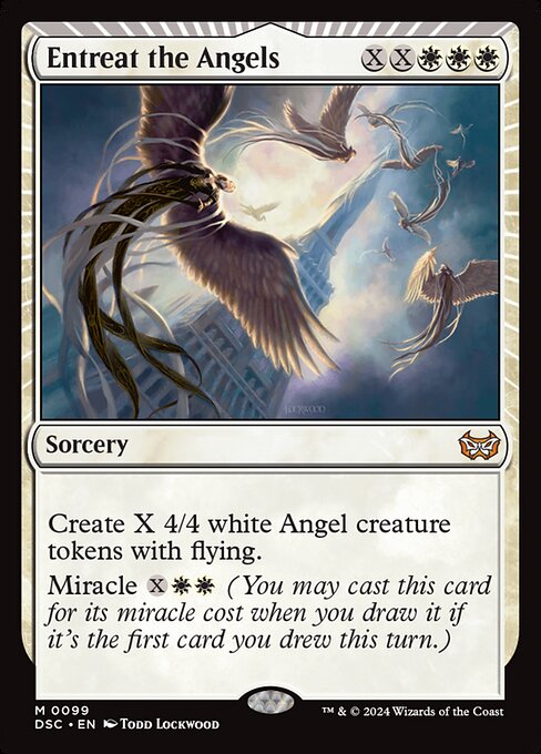 Magic the Gathering Card - Entreat the Angels - MTG Circle