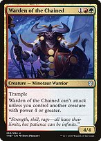 Magic the Gathering Card - Warden of the Chained - MTG Circle