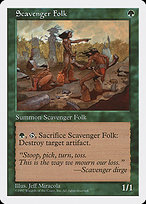 Magic the Gathering Card - Scavenger Folk - MTG Circle