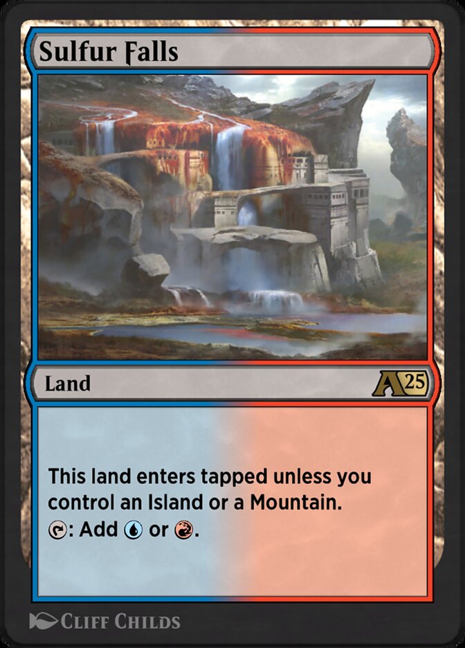 Magic the Gathering Card - Sulfur Falls - MTG Circle